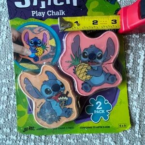 Disney Stitch Sidewalk Chalk Duo - Pink & Peach